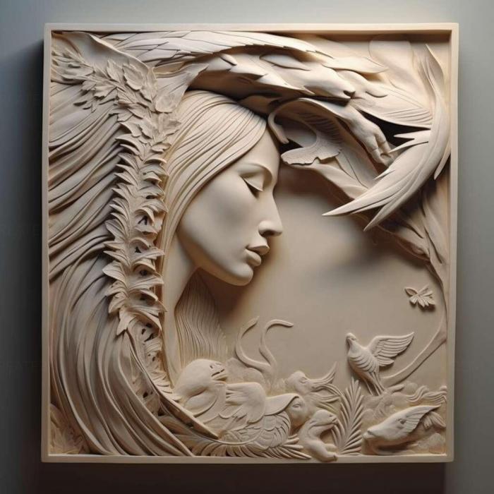 نموذج ثلاثي الأبعاد لآلة CNC 3D Art 